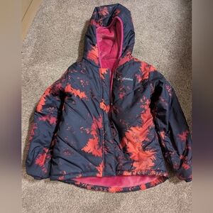 Columbia Kids' Black and Pink Jacket